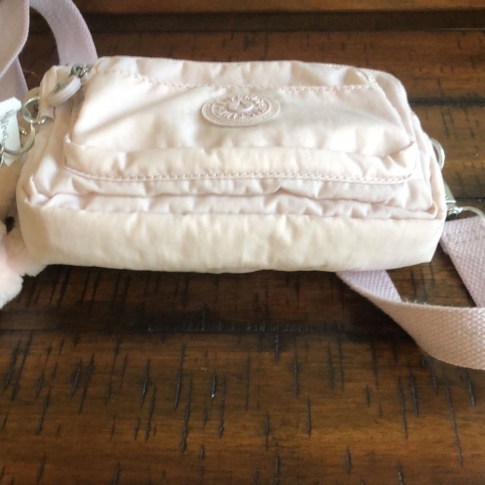Kipling Merryl U Convertible Crossbody Belt Bag Pink Sands - Picture 6 of 14